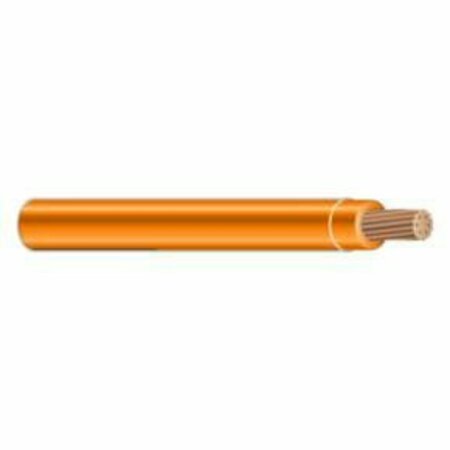 UNIFIED WIRE & CABLE 14 AWG UL THHN Building Wire, Bare copper, 19 Strand, PVC, 600V, Orange, Sold by the FT 1419BTHHN-3-2.5M